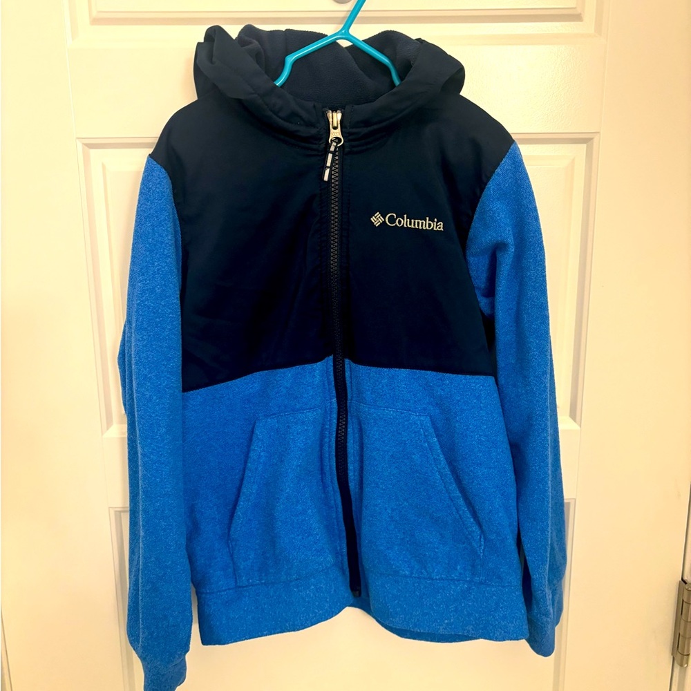 Kids Columbia fleece jacket with hood